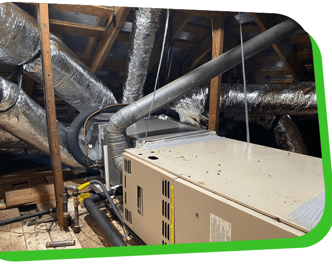 Residential furnace cleaning service in North Carolina improving airflow and HVAC efficiency